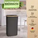 Glückstoff Posoda za steklenice s torbo, črna - slika 3