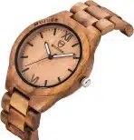Mujuze – Unisex lesena ura iz sandalovine - slika 5