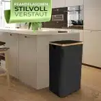 Glückstoff Posoda za steklenice s torbo, črna - slika 4
