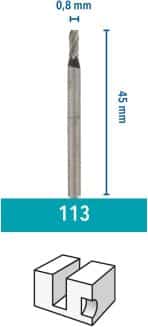 Dremel 26150113JA gravirni nastavek – 3 kosi - slika 2