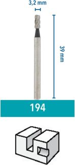 Dremel 194 rezkar za graviranje in rezkanje – 2 kosa - slika 2