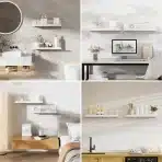 Wisfame kopalniške police brez vrtanja – 2 kosa - slika 5