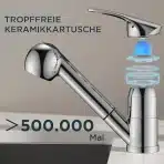 FORIOUS – Kuhinjska armatura kromirana s prho - slika 4