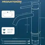 FORIOUS – Kopalniška armatura mat črna, višina 280mm - slika 6