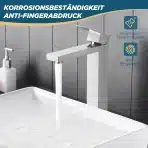 Forious – Kopalniška armatura kromirana, višina izliva 250 mm - slika 7