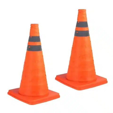 51QJp8wvP-L._SL1500_ Sinoer – 2 zložljiva prometna stožca 45 cm - slika 1