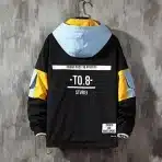 Gurunvani unisex pulover s kapuco 1 kos – črna XXL