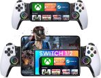KICKDOT Brezžični igralni kontroler za iPhone / Android / Switch 1/2/OLED / iPad Mini