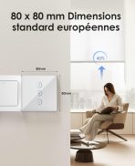 ALLEVOI set 2 pametnih WiFi stikal za rolete z glasovnim upravljanjem in aplikacijo - slika 5