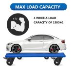 RRIUTO 65 mm nizkoprofilna industrijska transportna kolesa z nosilnostjo do 1500 kg - slika 4
