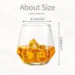 Inweder – Set 6 kozarcev za viski brez peclja 300 ml - slika 3