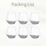 Inweder – Set 6 kozarcev za viski brez peclja 300 ml - slika 2