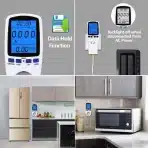 MECHEER merilnik porabe energije – bel - D - slika 3