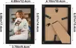 Giftgarden – Set 7 črnih okvirjev za slike 10 × 15 cm - slika 5