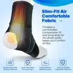 Healrecux Nastavljiva opornica za gleženj – L - slika 2