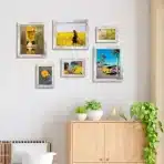 PETAFLOP – Leseni okvir za slike iz bele breze 20 x 25 cm, 7 kosov - slika 2