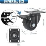 RRIUTO 65 mm nizkoprofilna industrijska transportna kolesa z nosilnostjo do 1500 kg - slika 5