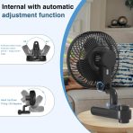 AYGROCHY 10 W 10-stopenjski ventilator za rastline z nastavkom - slika 5
