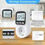 MECHEER merilnik porabe energije – bel - slika 3