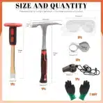 Tanstic – 6-delni geološki komplet s kladivom 850 g in dleto 30,5 cm - slika 6