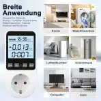 MECHEER merilnik porabe energije – bel - slika 4