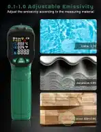 SQECH Infrardeči Termometer -50℃~800℃ - slika 6