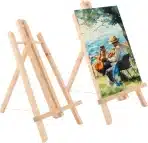 JMIATRY – Komplet 5 lesenih mini slikarskih stojal 39 cm - slika 2