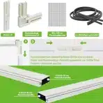 Fly Screen mreža proti insektom  YUNLEX – 80 × 100 cm - slika 2