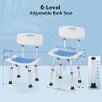 CAREBODA ergonomski tuš stol z nastavljivo višino - slika 4