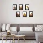 Giftgarden – Set 7 črnih okvirjev za slike 10 × 15 cm - slika 4