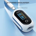 VIBEAT Bluetooth pulzni oksimeter za merjenje kisika v krvi in srčenga utripa - slika 6