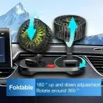 Sunshine Smile – Avtomobilski ventilator za zadnje sedeže - slika 3