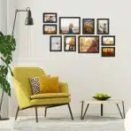 Giftgarden – Set 10 črnih okvirjev za slike - slika 3