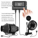 AYGROCHY 10 W 10-stopenjski ventilator za rastline z nastavkom - slika 3