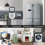 MECHEER merilnik porabe energije – bel - slika 4