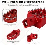 ANXIN univerzalne CNC široke stopalke za motor - slika 2