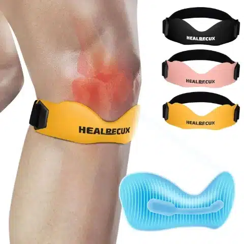 71nmc8Ye51L._SL1500_ Healrecux Opornica za koleno – rumena - slika 1