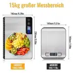 Diyife – Digitalna kuhinjska tehtnica - 15kg - slika 3