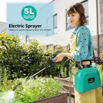 SYLSTAR Električna razpršilka za zalivanje, pletje in gnojenje - 5 L - slika 2