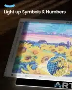 ARTDOT – Svetlobna tabla A3 za Diamond Painting - slika 8