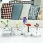 Winter Shore – set 10 majhnih steklenih vaz za dekoracijo - slika 3