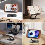 SUPEDESK leseno 360° nastavljivo stojalo za knjige in tablice - slika 2
