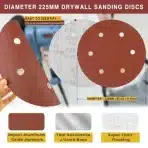 STEBRUAM brusni diski 225 mm – komplet 30 kosov P120 - slika 7