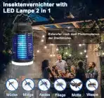 WUEAOA – Električni uničevalec insektov 15 W - slika 5