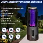 Wenosda – 3-v-1 solarna električna past za insekte - slika 4