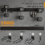 BONTEC stenski nosilec za orodje – 336 kg nosilnosti - slika 3