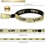 Aoriher VIP tekstilne zapestnice – 50 kos - slika 3