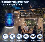 WUEAOA 4200 V električni uničevalec insektov z LED svetilko - slika 2