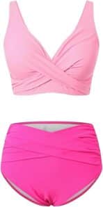 PONCEAU dvodelne pink push-up kopalke - XL - slika 2