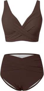 SANGDUT dvodelne push-up kopalke z viskom pasom - XXL - slika 4